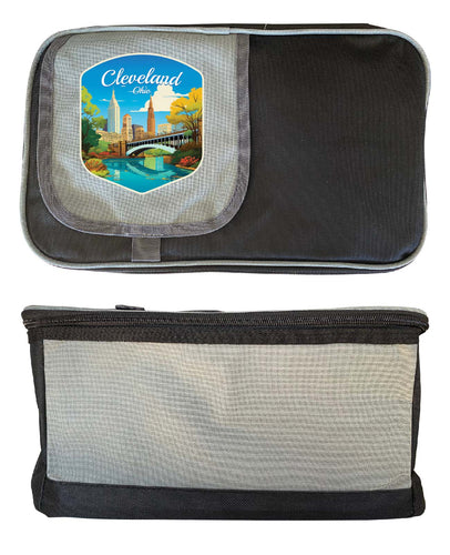 Cleveland Ohio Design B Souvenir Cooler 9 pack 