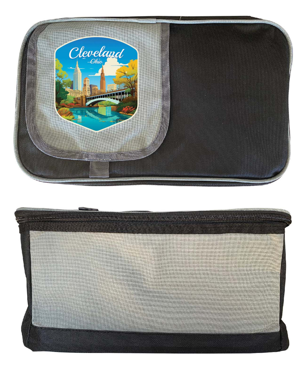 Cleveland Ohio Design B Souvenir Cooler 9 pack 