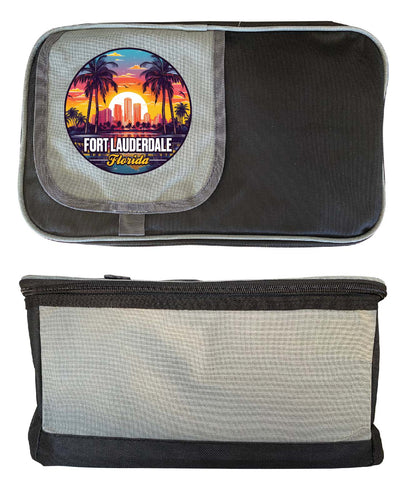Fort Lauderdale Florida Design B Souvenir Cooler 9 pack 