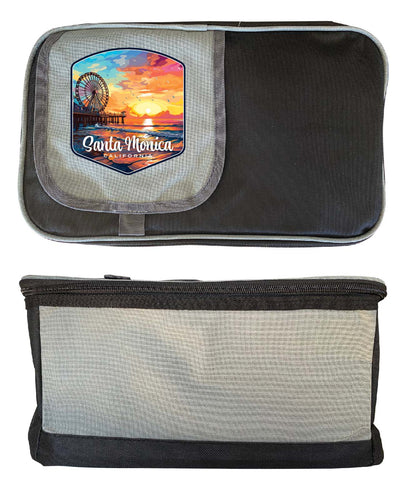 Santa Monica California Design A Souvenir Cooler 9 pack 