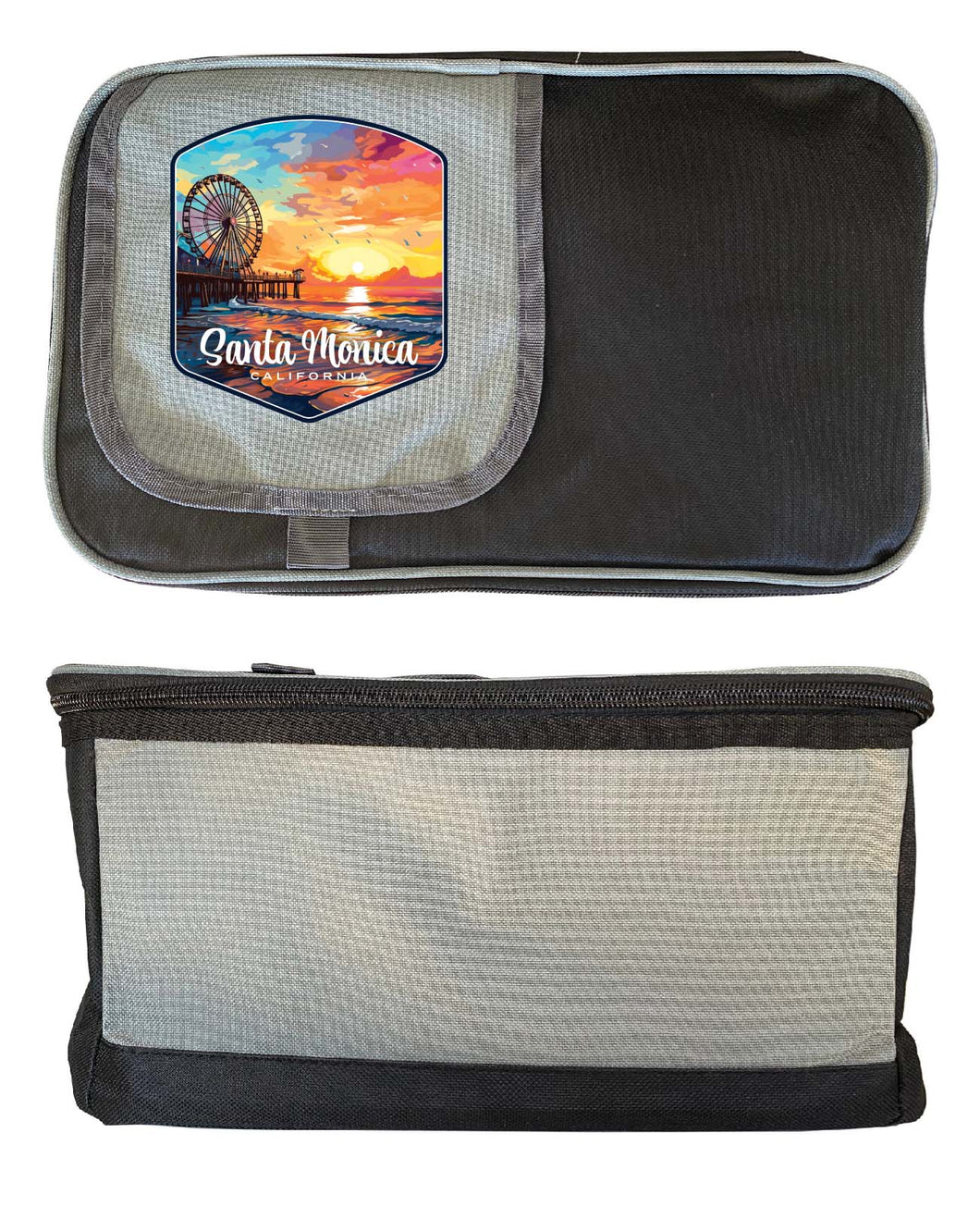 Santa Monica California Design A Souvenir Cooler 9 pack 