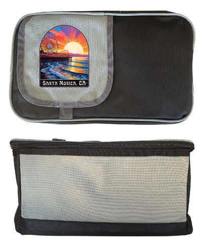 Santa Monica California Design B Souvenir Cooler 9 pack 