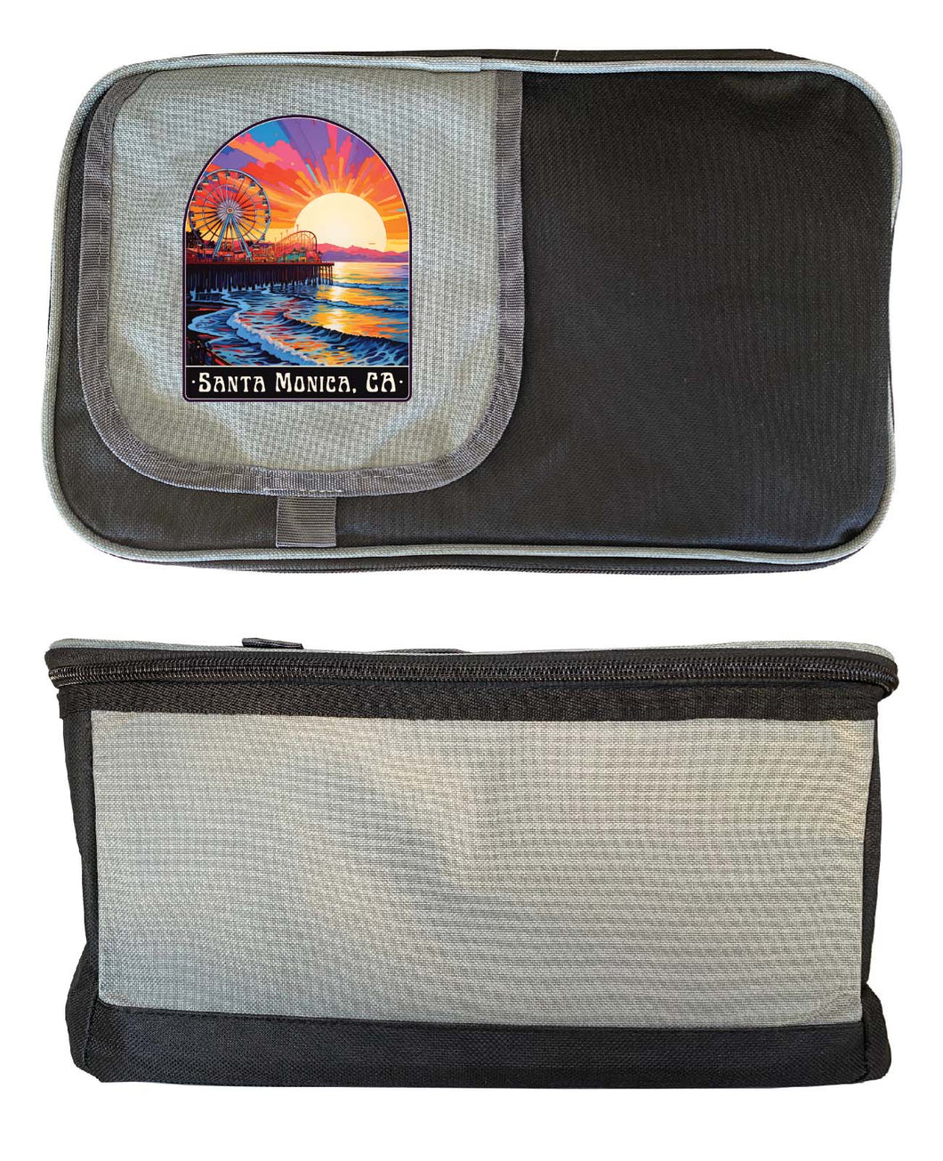 Santa Monica California Design B Souvenir Cooler 9 pack 