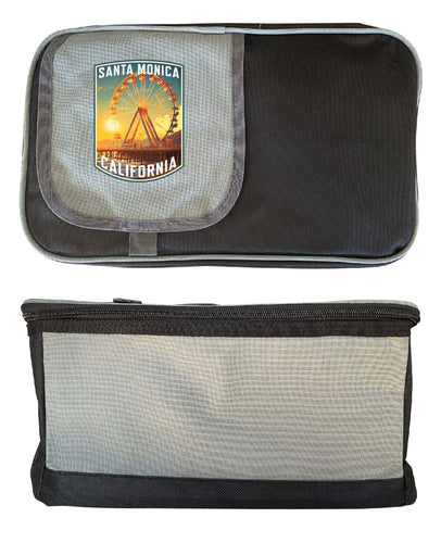 Santa Monica California Design C Souvenir Cooler 9 pack 