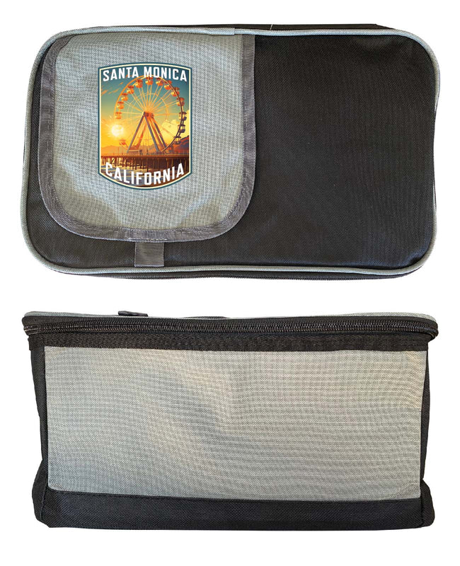 Santa Monica California Design C Souvenir Cooler 9 pack 