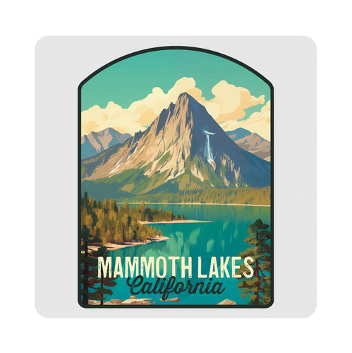 Mammoth Lakes California Design A Souvenir 4x4-Inch Coaster Acrylic 4 Pack 