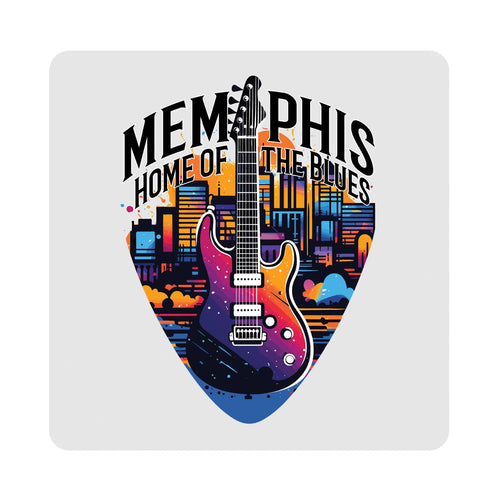 Memphis Tennessee Design B Souvenir 4x4-Inch Coaster Acrylic 4 Pack