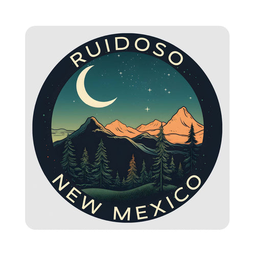 Ruidoso New Mexico Design A Souvenir 4x4-Inch Coaster Acrylic 4 Pack 