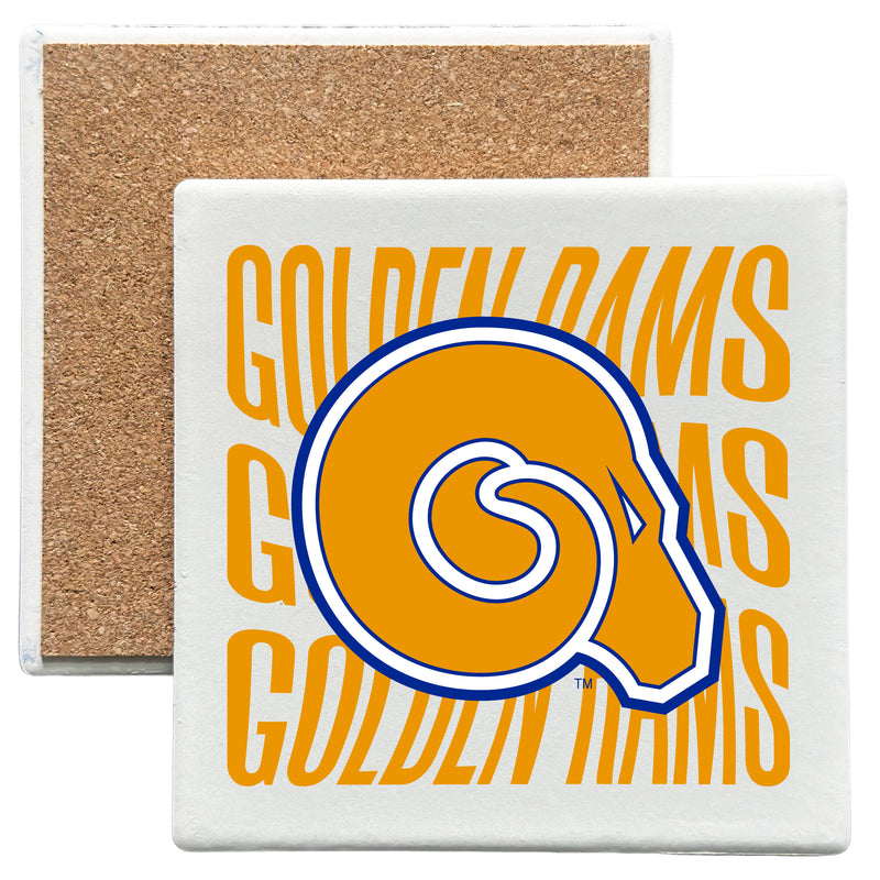 Albany State University Officially Licensed 4x4-Inch Ceramic Coaster – Logo or Medley Design Logo