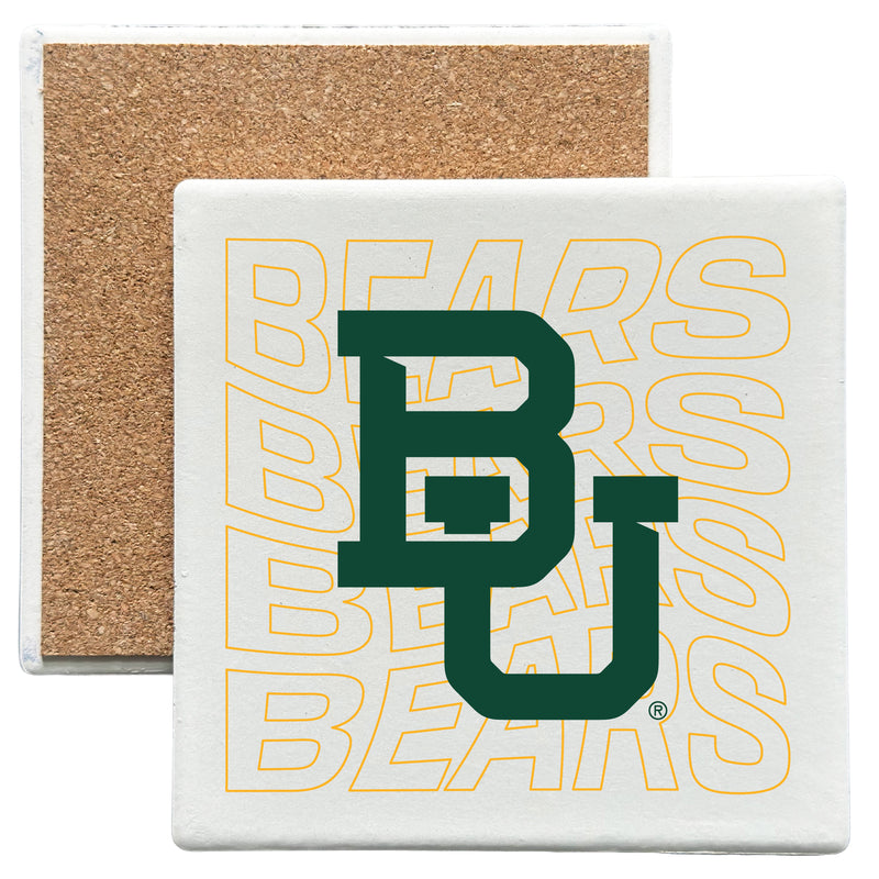 Baylor Bears Officially Licensed 4x4-Inch Ceramic Coaster – Logo or Medley Design Logo