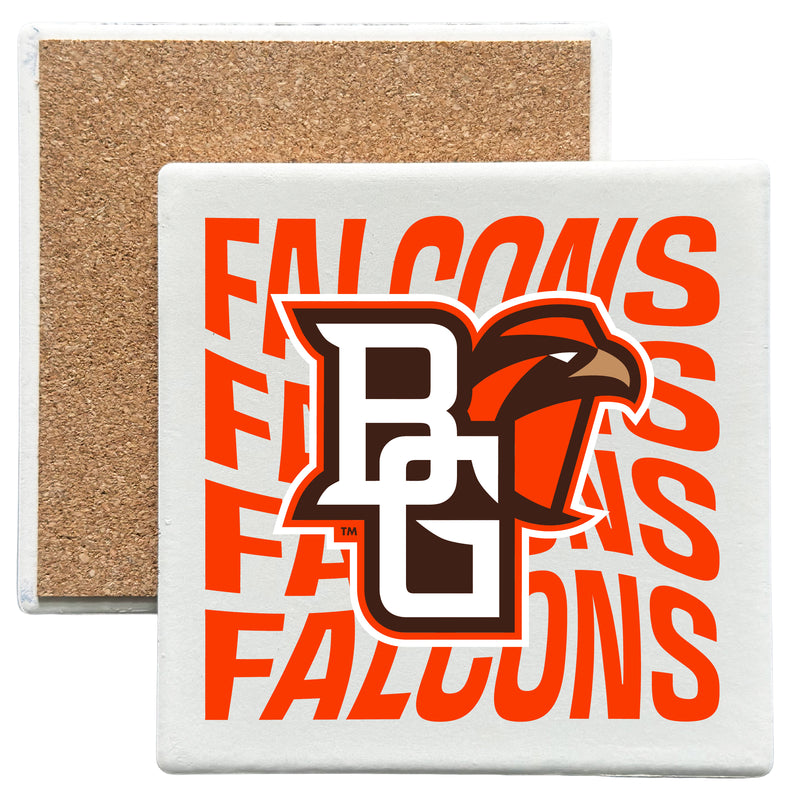 Bowling Green Falcons Officially Licensed 4x4-Inch Ceramic Coaster – Logo or Medley Design Logo