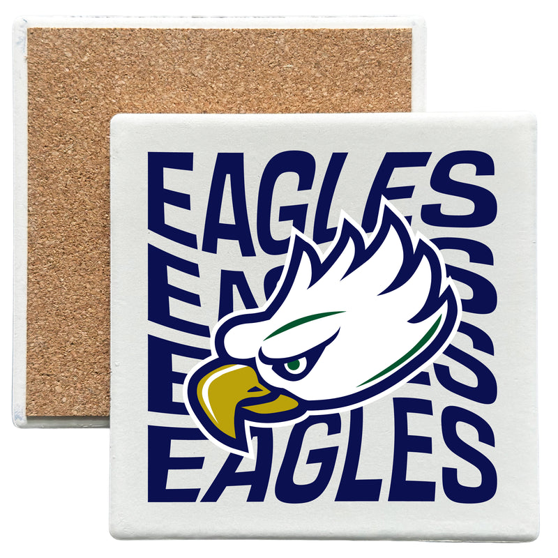 Florida Gulf Coast Eagles Officially Licensed 4x4-Inch Ceramic Coaster – Logo or Medley Design Logo