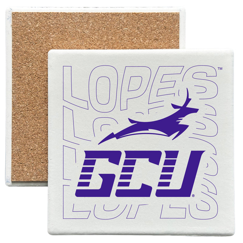 Grand Canyon University Lopes Officially Licensed 4x4-Inch Ceramic Coaster – Logo or Medley Design Logo