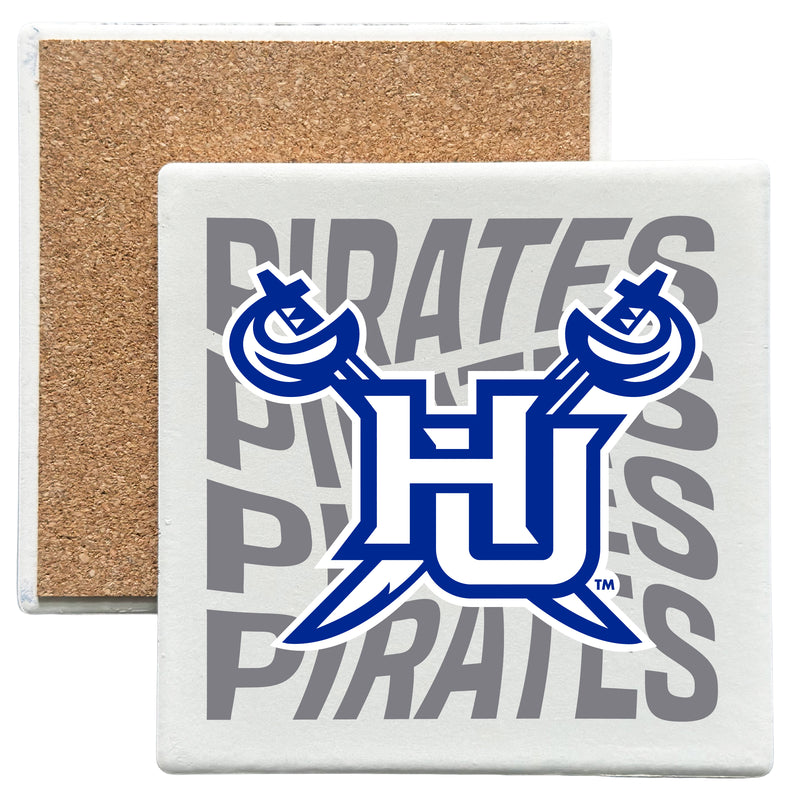 Hampton University Officially Licensed 4x4-Inch Ceramic Coaster – Logo or Medley Design Logo