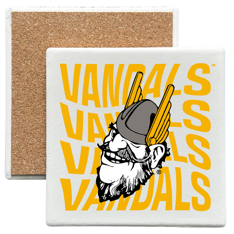 Idaho Vandals Officially Licensed 4x4-Inch Ceramic Coaster – Logo or Medley Design Logo