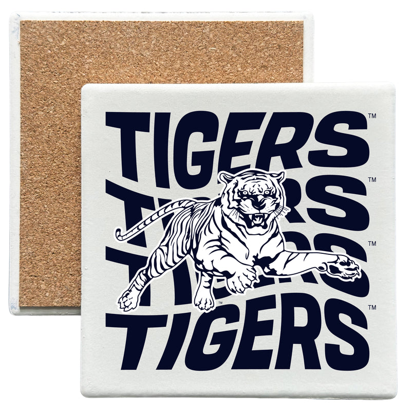 Jackson State University Officially Licensed 4x4-Inch Ceramic Coaster – Logo or Medley Design Logo