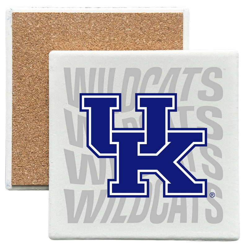 Kentucky Wildcats Officially Licensed 4x4-Inch Ceramic Coaster – Logo or Medley Design Logo