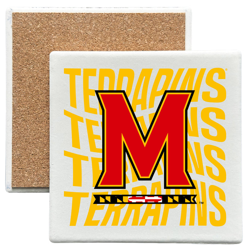Maryland Terrapins Officially Licensed 4x4-Inch Ceramic Coaster – Logo or Medley Design Logo