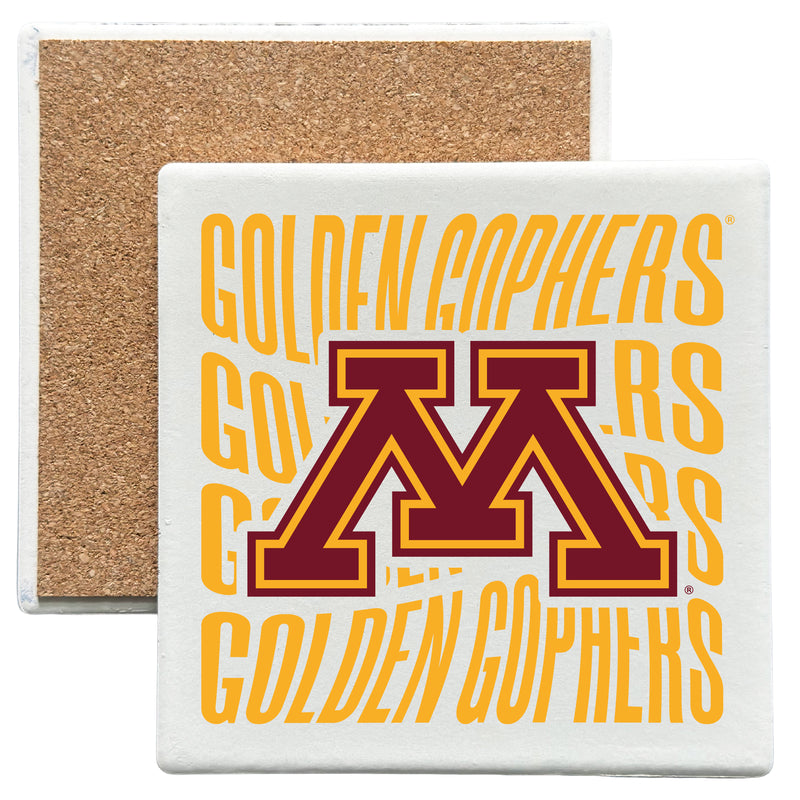 Minnesota Gophers Officially Licensed 4x4-Inch Ceramic Coaster – Logo or Medley Design Logo