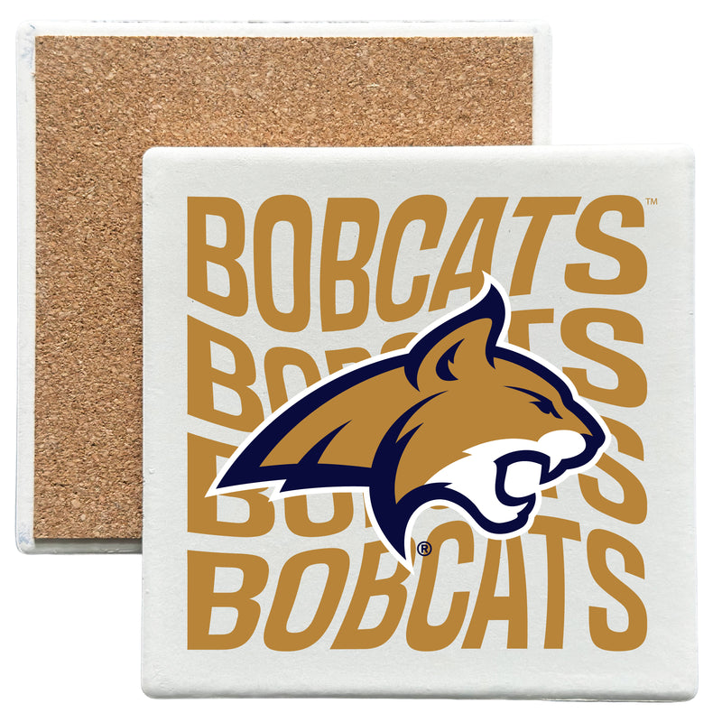 Montana State Bobcats Officially Licensed 4x4-Inch Ceramic Coaster – Logo or Medley Design Logo