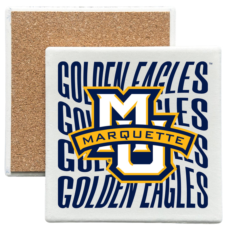 Marquette Golden Eagles Officially Licensed 4x4-Inch Ceramic Coaster – Logo or Medley Design Logo