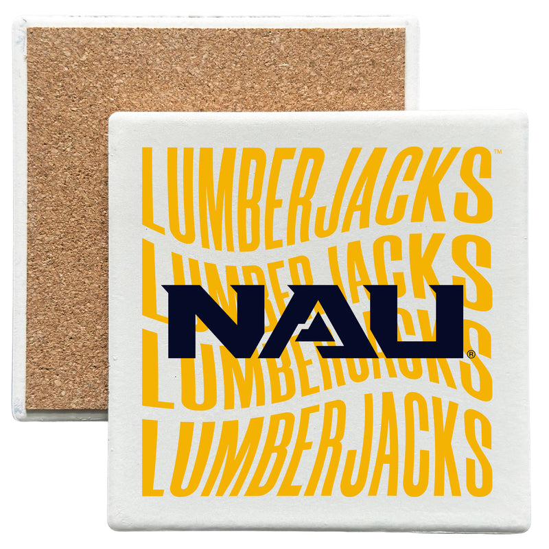 Northern Arizona University Officially Licensed 4x4-Inch Ceramic Coaster – Logo or Medley Design Logo