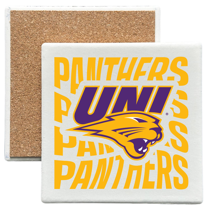 Northern Iowa Panthers Officially Licensed 4x4-Inch Ceramic Coaster – Logo or Medley Design Logo