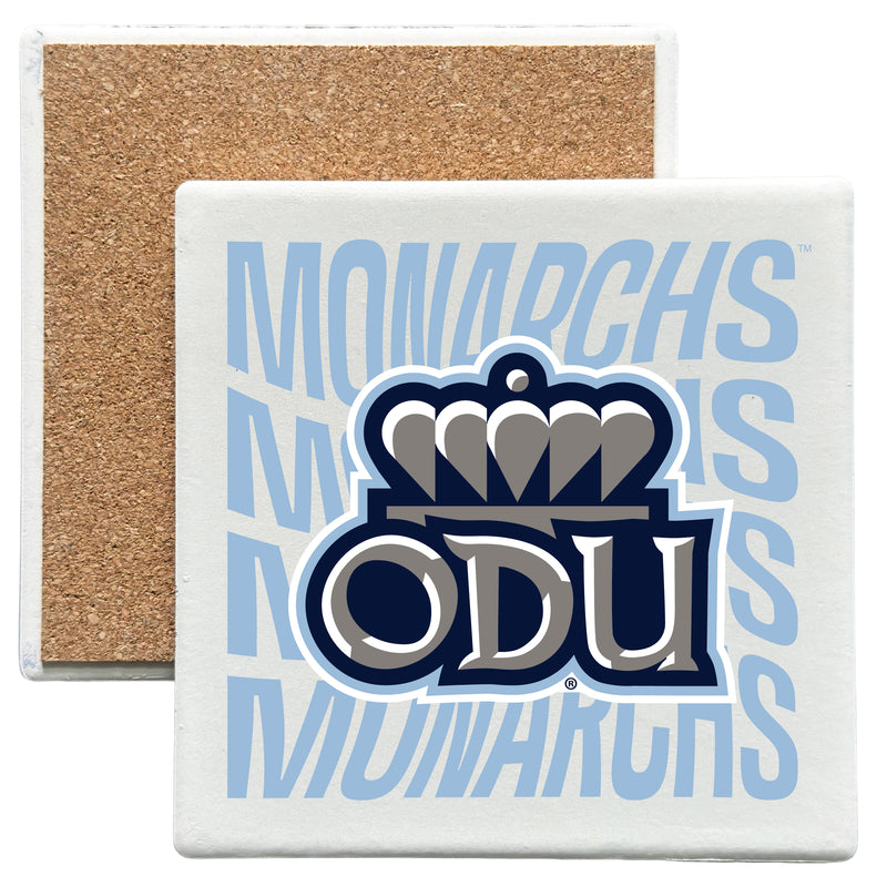 Old Dominion Monarchs Officially Licensed 4x4-Inch Ceramic Coaster – Logo or Medley Design Logo