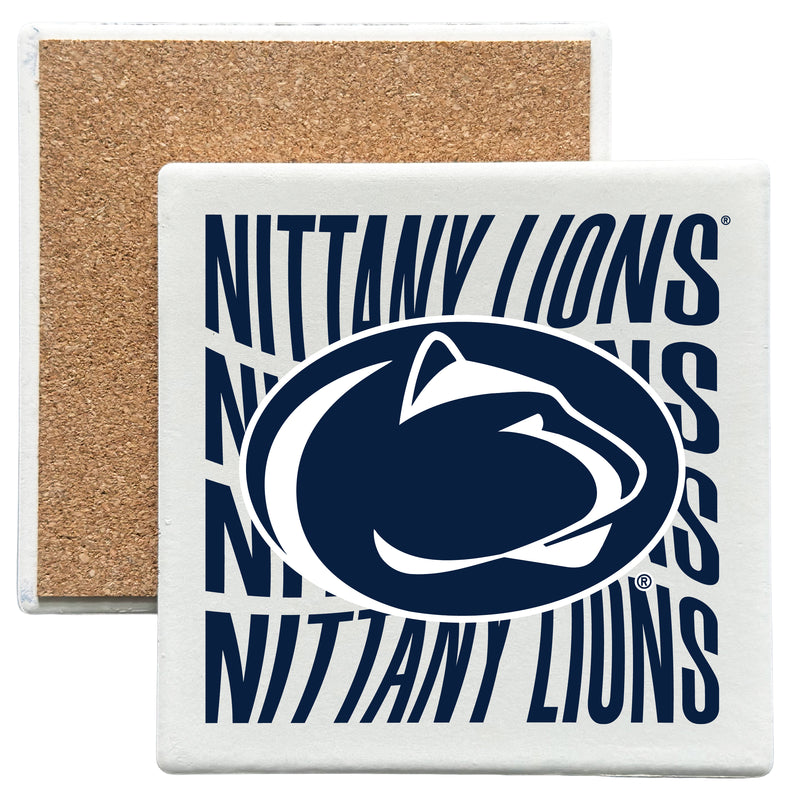 Penn State Nittany Lions Officially Licensed 4x4-Inch Ceramic Coaster – Logo or Medley Design Logo
