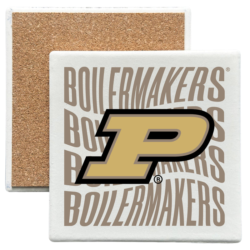 Purdue Boilermakers Officially Licensed 4x4-Inch Ceramic Coaster – Logo or Medley Design Logo