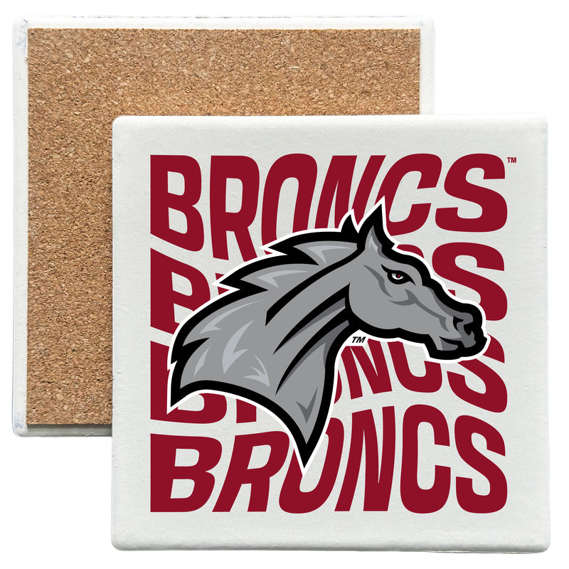 Rider University Broncs Officially Licensed 4x4-Inch Ceramic Coaster – Logo or Medley Design Logo