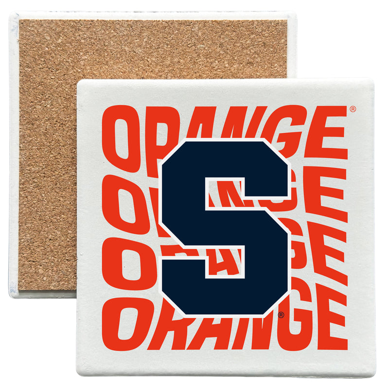 Syracuse Orange Officially Licensed 4x4-Inch Ceramic Coaster – Logo or Medley Design Logo