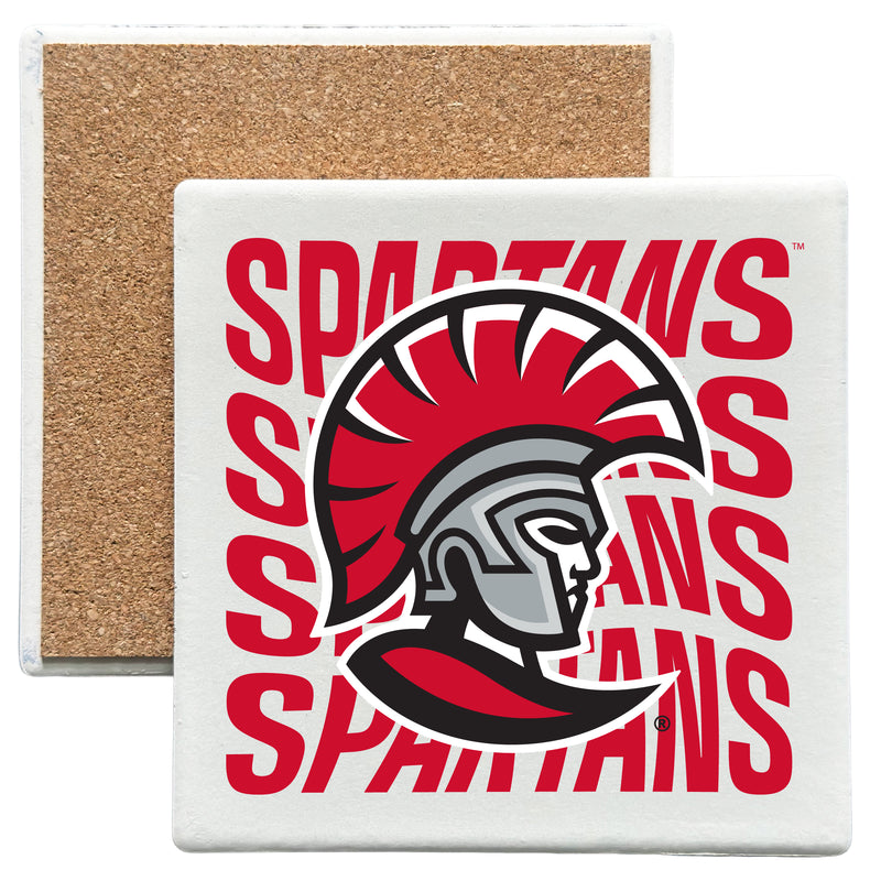University of Tampa Spartans Officially Licensed 4x4-Inch Ceramic Coaster – Logo or Medley Design Logo