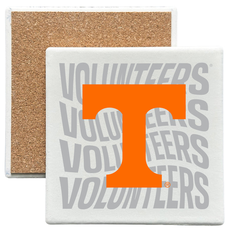 Tennessee Knoxville Volunteers Officially Licensed 4x4-Inch Ceramic Coaster – Logo or Medley Design Logo