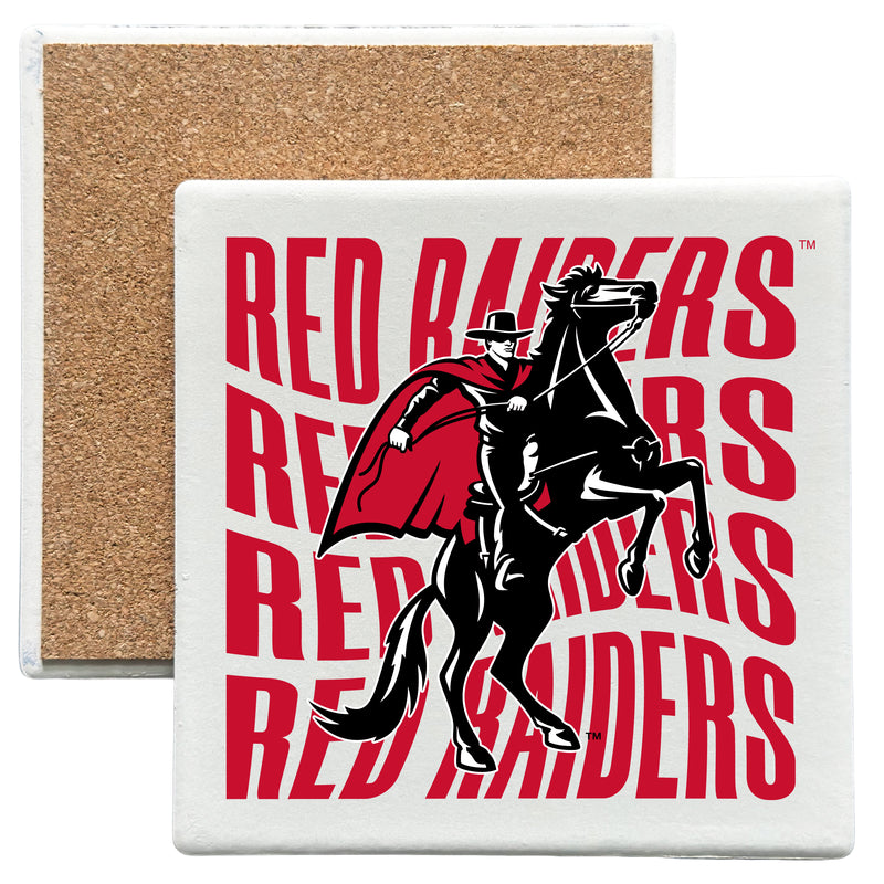 Texas Tech Red Raiders Officially Licensed 4x4-Inch Ceramic Coaster – Logo or Medley Design Logo