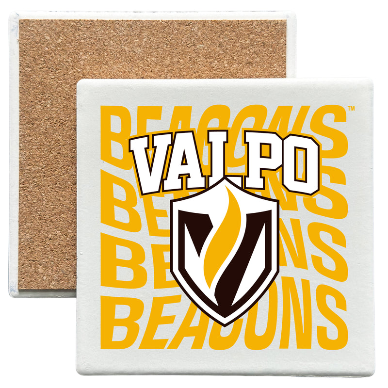 Valparaiso University Officially Licensed 4x4-Inch Ceramic Coaster – Logo or Medley Design Logo