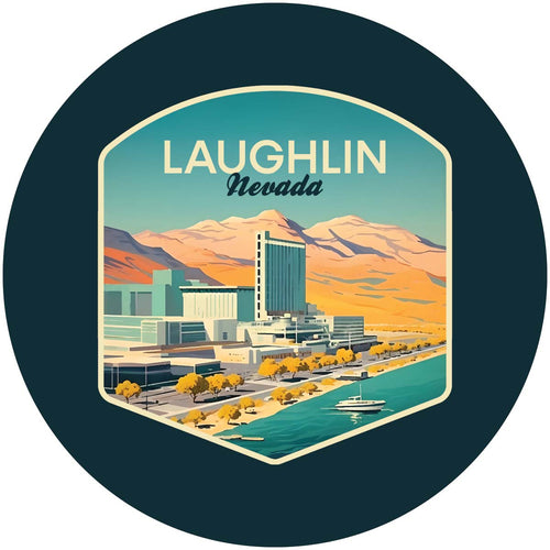 Laughlin Nevada Design A Souvenir Coaster Paper 4 Pack