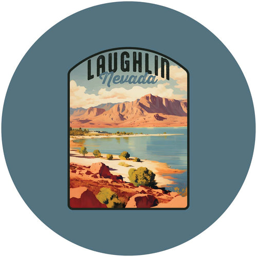 Laughlin Nevada Design B Souvenir Coaster Paper 4 Pack