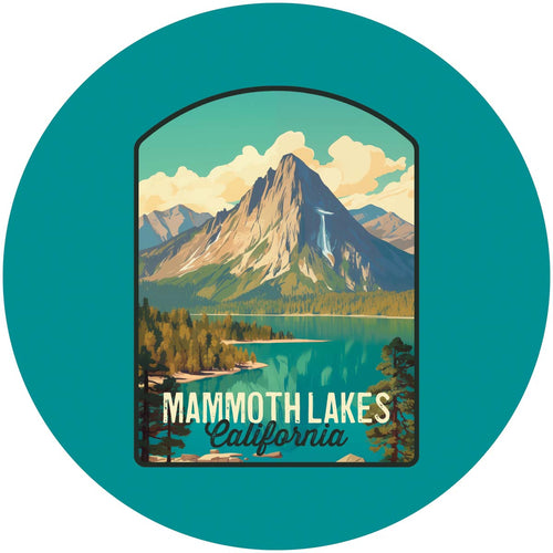 Mammoth Lakes California Design A Souvenir Coaster Paper 4 Pack 