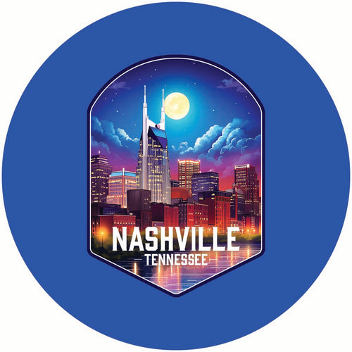 Nashville Tennessee Design D Souvenir Coaster Paper 4 Pack 