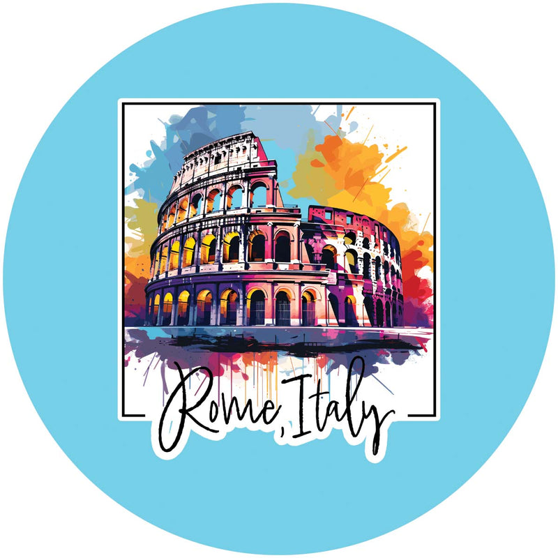 Rome Italy Design A Souvenir Coaster Paper 4 Pack 