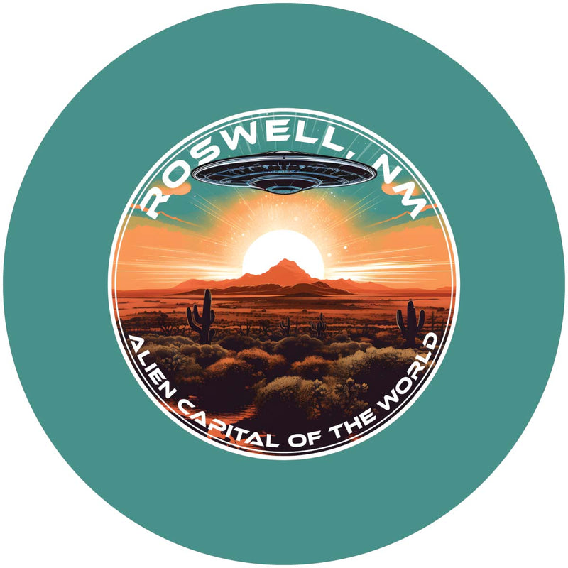Roswell New Mexico Design A Souvenir Coaster Paper 4 Pack 