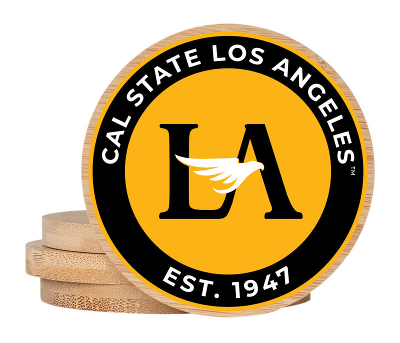 California State University Los Angeles Coaster Wooden 3.5 x 3.5-Inch 4 Pack Officially Licensed Collegiate Product (Copy)