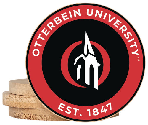 Otterbein University Coaster Wooden 3.5 x 3.5-Inch 4 Pack Officially Licensed Collegiate Product 