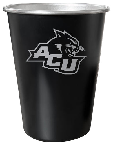 Abilene Christian University 8 oz Engraved Tin Cup Black Matte Coating Officially Licensed 