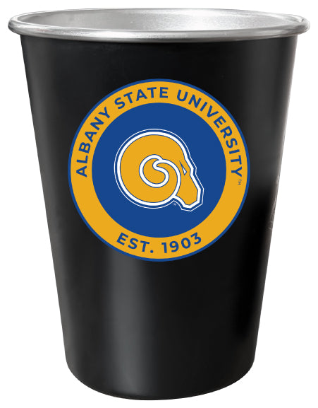 Albany State University 8 oz Tin Cup Black Matte Coating Officially Licensed Single