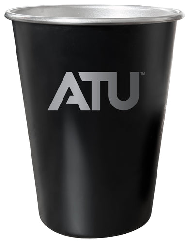Arkansas Tech University 8 oz Engraved Tin Cup Black Matte Coating Officially Licensed 