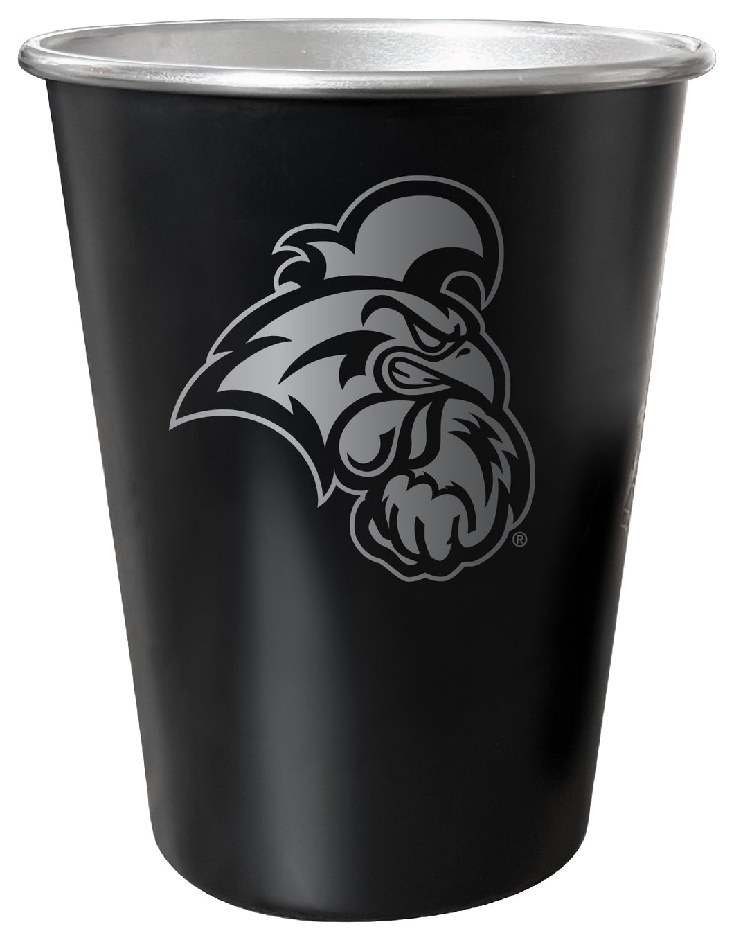 Coastal Carolina University 8 oz Engraved Tin Cup Black Matte Coating Officially Licensed 