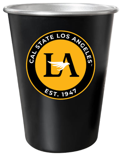 California State University Los Angeles 8 oz Tin Cup Black Matte Coating Officially Licensed Single