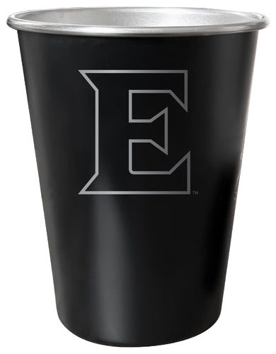 Elon University 8 oz Engraved Tin Cup Black Matte Coating Officially Licensed 